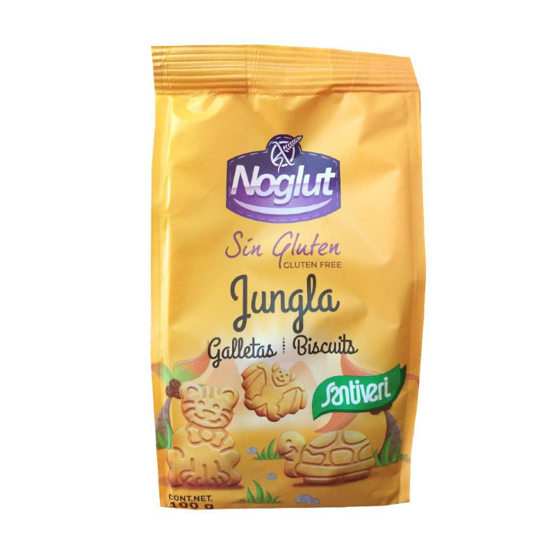 Печенье Джунгли на оливковом масле без глютена 100г Santiveri