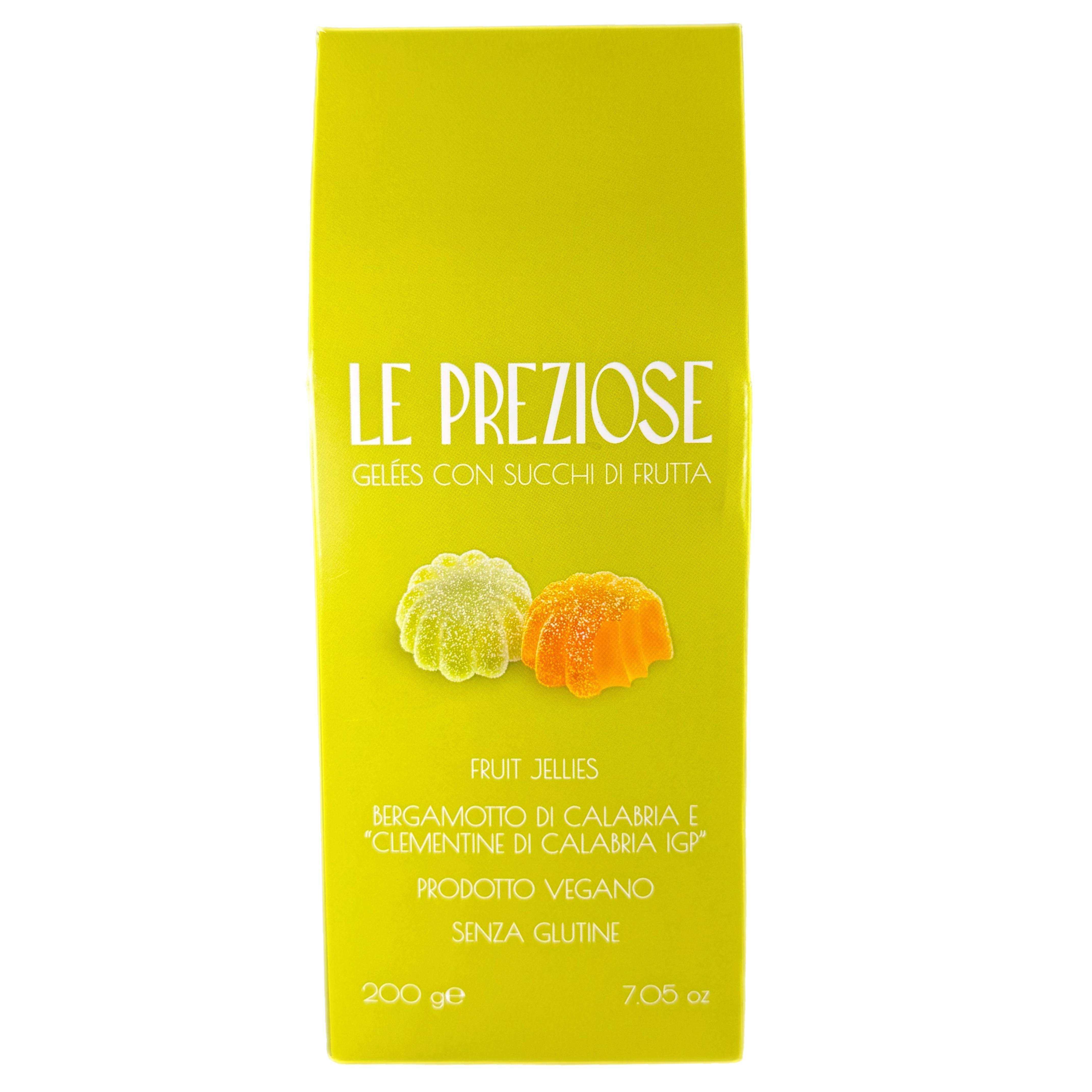 Мармелад Драгоценности Бергамотом и клементинами Калабрии б/глютена веган 200г Sila Gum