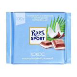 Шоколад Риттер мол.с кокос.начинкой  100г
