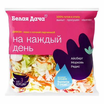 Смесь из свежих овощей Дижон 150г шт Белая Дача