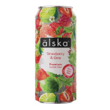 Сидр фруктовый Alska Клубника/лайм 4,0% 0,44л ж/б