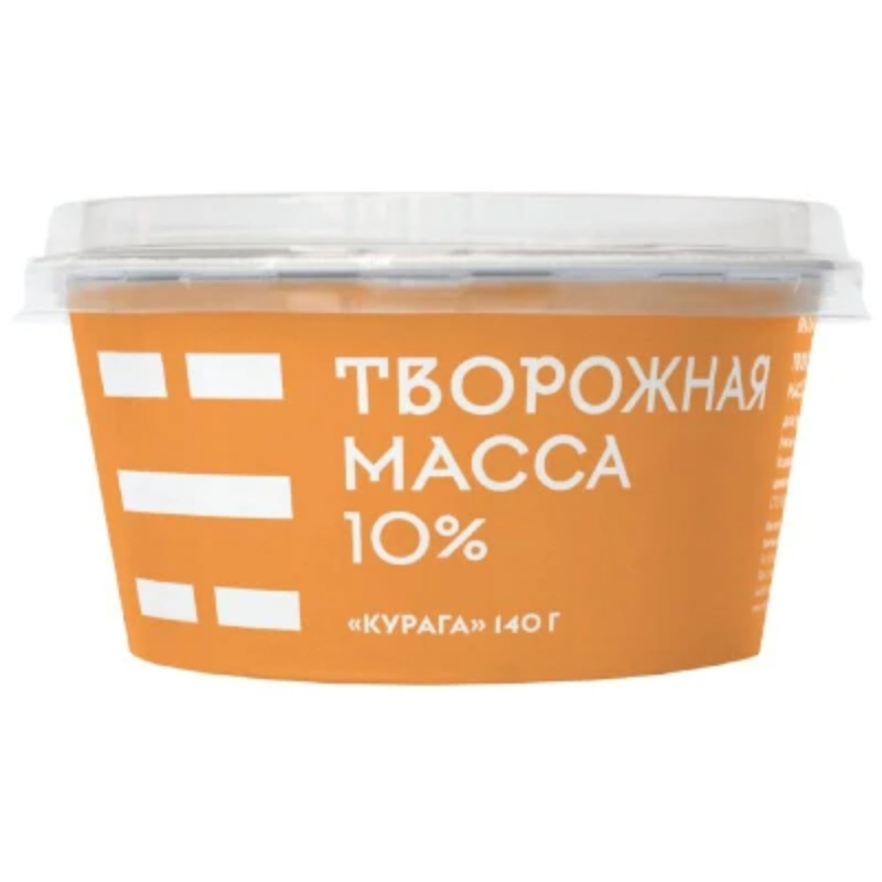 Творожная масса с курагой 10% 140г стакан 