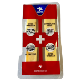 Коллекция сыров 160г (Грюйер,Чеддер,Маасдам,Швейцарский) 