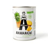 Ананас резаные кусочками в сиропе Artigiano 580мл/565г 