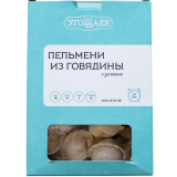 Пельмени "Угощаев" из говядины с зеленью 500г 