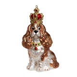 Украшение Пес королевский (стекло) 9х6,5х14 см 243219