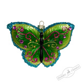 Украшение Бабочка Аматонте (стекло) 12х3х10 см GLT1123