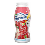 Кисломол.нап+сок Имунеле FOR KIDS Малиновый пломбир 1,5% 100 г 