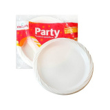 Набор однораз.тарелок Party белые 230мм 6шт Paclan