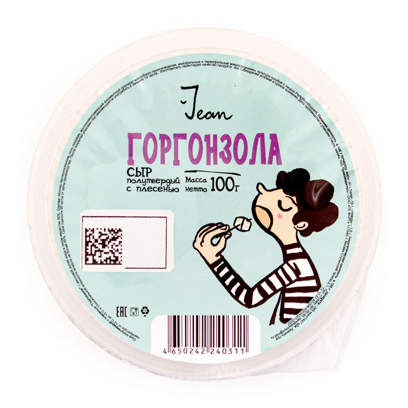 Сыр Горгонзола с плесенью кг ТМ Jean (ЛЕ ФОРТ)