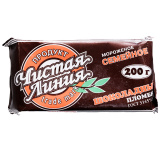 Мороженое Семейное Ванильный пломбир брикет 200г Чистая линия 