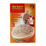 Овсяные хлопья Ясно Солнышко N3 350г