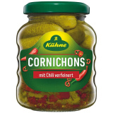 Корнишоны KUHNE острые 180г ст/б