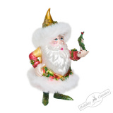 Украшение Гном "Волшебный остролист" (стекло) 6,5х8х14 см 223347