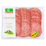 Колбаса Велкомовская с/к  90г в/уп нарезка Велком 