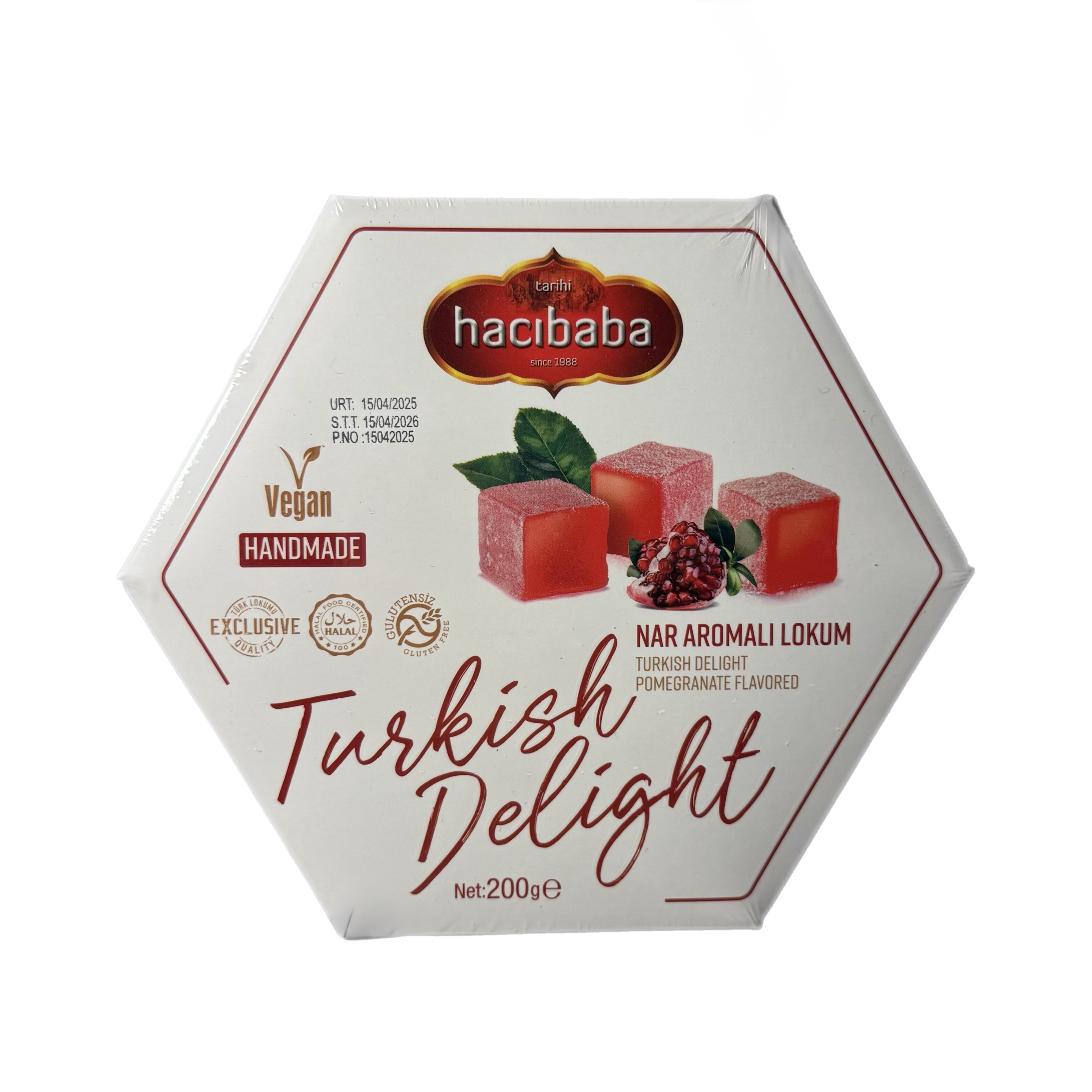 Рахат-лукум Hacibaba с ароматом граната 200г