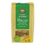 Масло сладко-сливоч. традиц. Село Зелёное 82,5% 175г Масло сладко-сливоч. традиц. Село Зелёное 82,5% 175г