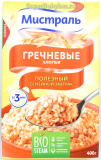 Хлопья Мистраль Гречневые 400г 