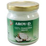 Масло кокосовое 100% Extra Virgin AROY-D 180мл ст/б