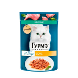 Корм д/кошек Гурме Перл кус.в соусе Кролик 75г 