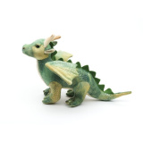 Игрушка мягкая Дракон зеленый 20см Дивале