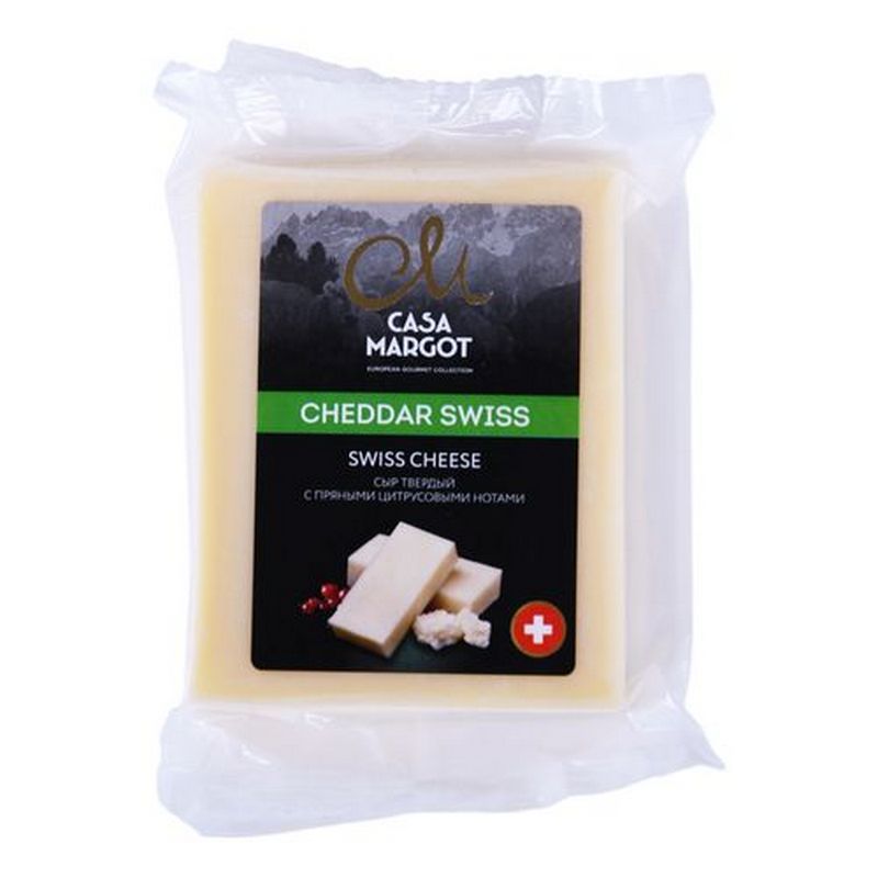 Сыр Чеддер Свисс 48,4% кг Margot Fromages Сыр Чеддер Свисс 48,4% кг Margot Fromages