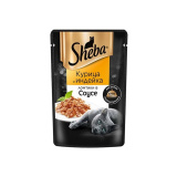 Корм д/взрослых кошек Шеба курица/индейка в соусе 75г
