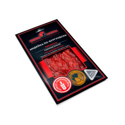 Индейка по-бургундски сыровяленая в/у 100г 