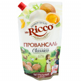 Майонез М-Р Рикко 67% Провансаль Органик 375г  дой-пак   