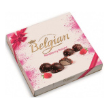 Конфеты шок. пралине со вкусом малины 200г Belgian 