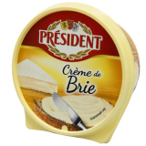 Сыр Президент Крем де Бри плавленный 50% 125г пл,стакан 