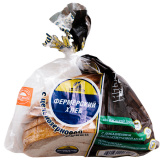 Хлеб Фермерский 330г рез.половинка Каравай