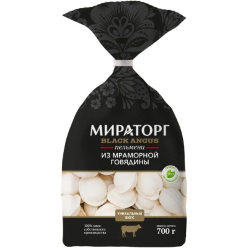 Пельмени из мраморной говядины 700г Мираторг 