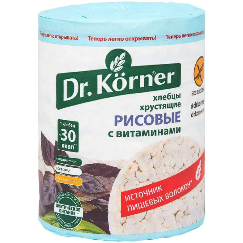 Хлебцы Рисовые 100г "Dr.Korner"