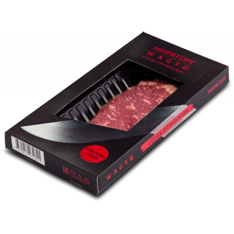 Стейк Стриплойн б/к охл.190г Wagyu Мираторг