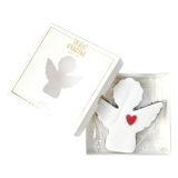 Набор печенья Ангел 80г кунжутное с морской солью и ганашем из мол.шоколада 