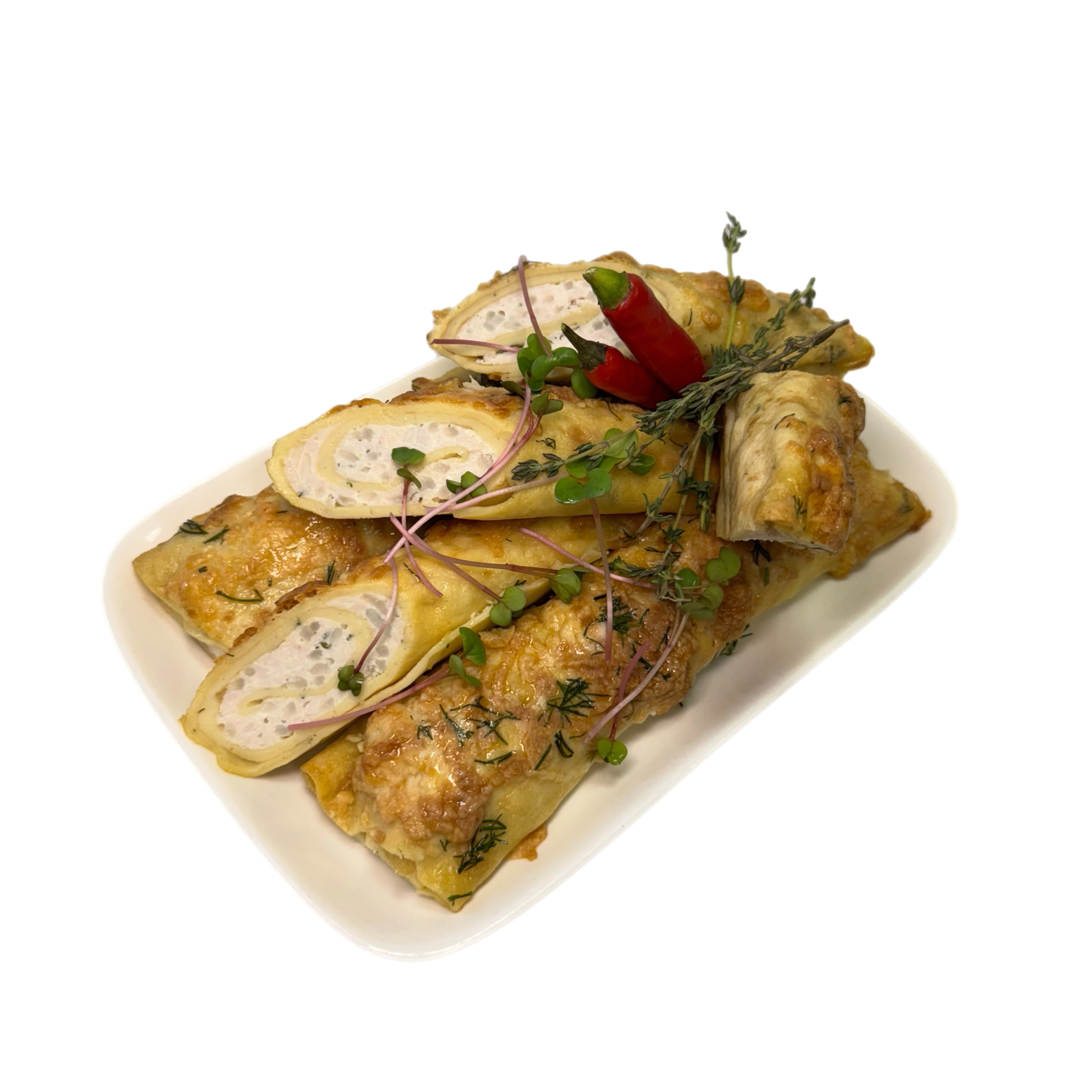 Бризоль из филе цыпленка с чесноком кг