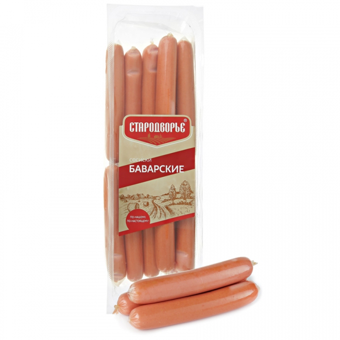 Сосиски Баварские 350г Стародворье 