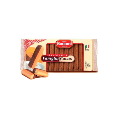 Печенье Forno Bonomi Савоярди двухцветное 200г: купить 24/7 | Свежие ...