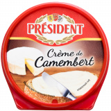 Сыр Крем де Камамбер плавл.50% 125г Президент  пл.стакан 