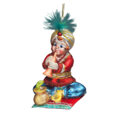 Украшение Факир-заклинатель змей (стекло) 7х6,5х11 см 23030