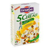 Хлопья Cerealvit хрустящие из 5-ти злаков Омега-3 и селениумом 250г
