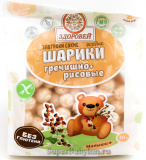 Шарики гречишно- рисовые б/сахара без глютена 30г ДП 