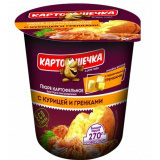 Пюре картоф. Картошечка говядина/гренки 40г т/сМ