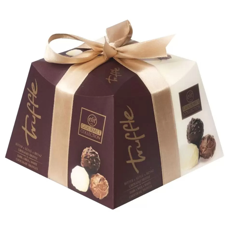 Трюфели шок.ассорти Elit1924 Gourmet темного/молочного/белого 225г