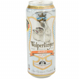 Пиво Вольпертингер Б/А св.фильтр.пастер.0,5% 0,5л ж/б