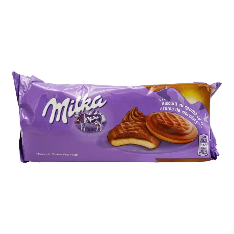Печенье Milka Jaffa с шоколадным мусом 128г