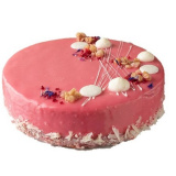 Торт Йогуртовый малина 820г Север