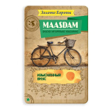 Сыр Маасдам нарезка 45% 125г Золото Европы