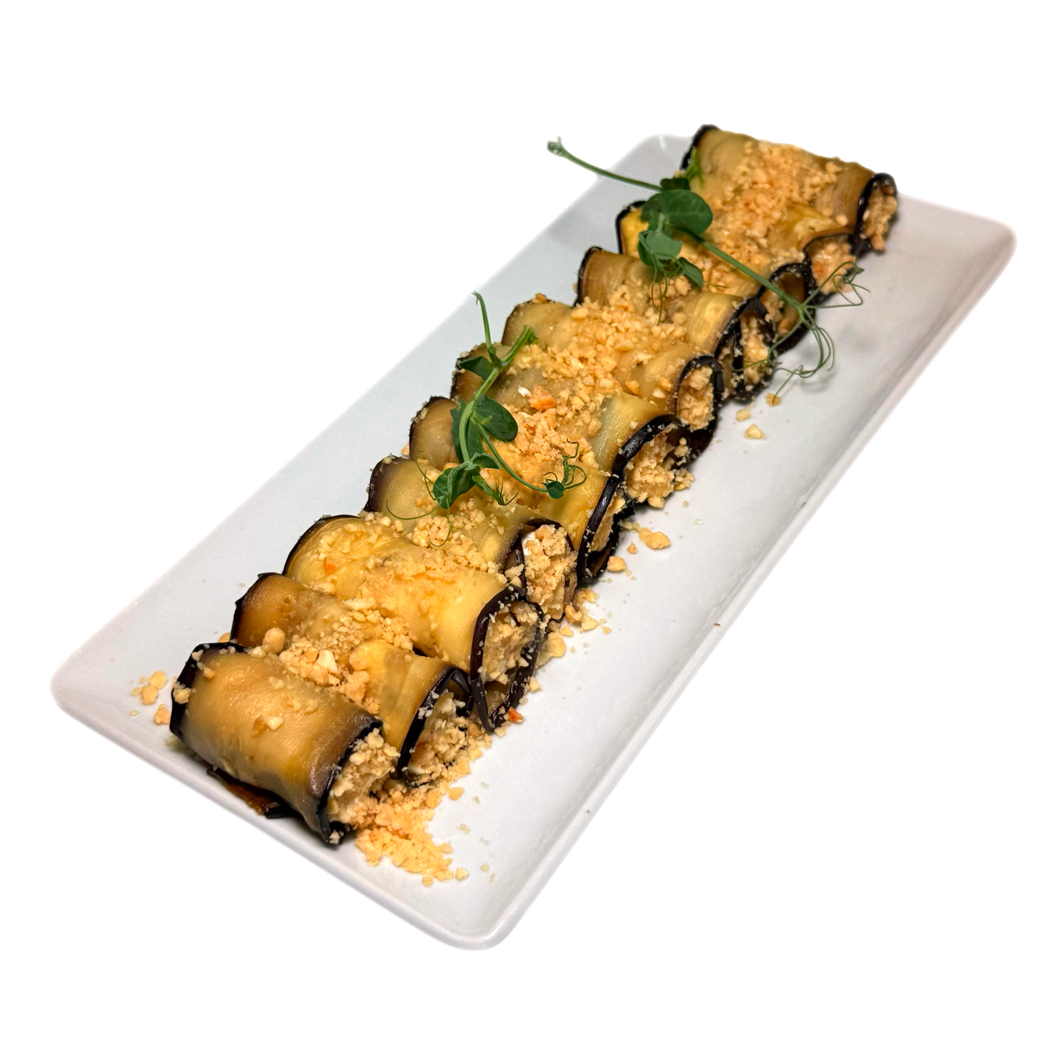 Рулетики из баклажан и творожным сыром кг СП КУЛИНАРИЯ